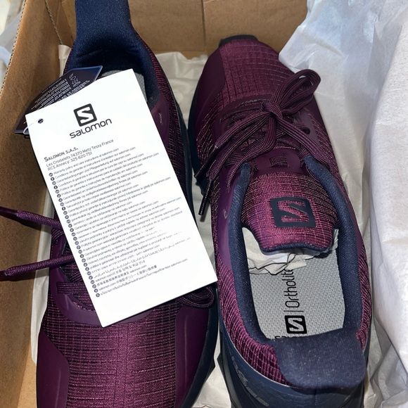 Salomon Women's Alphacross W Trail Running Shoe Sz 7 - Picture 2 of 4